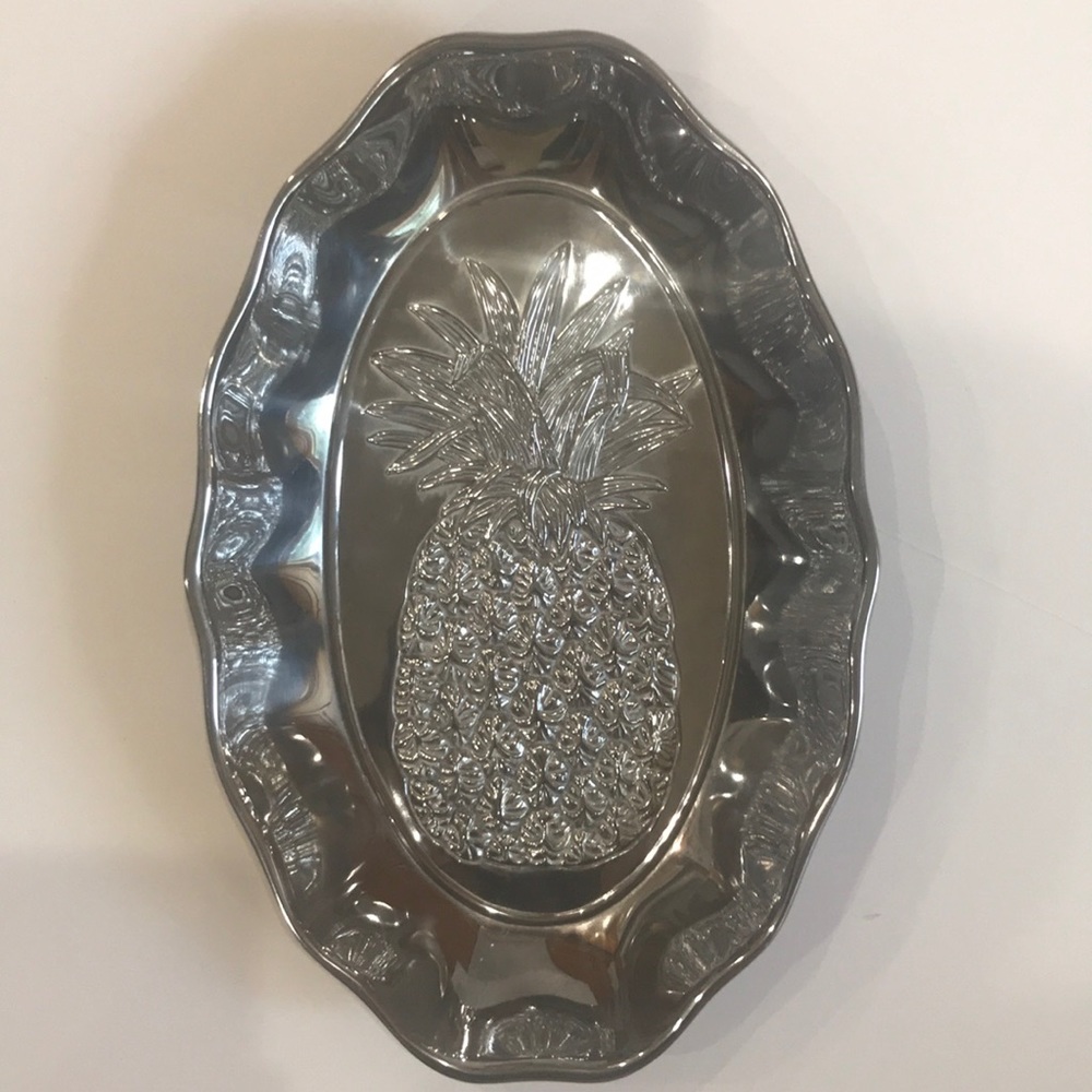 Godinger Silver Art Collection Pineapple Plate
